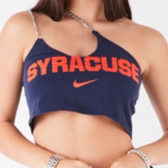 LF brand dodgers super cropped diamond tee ONE SIZE * - Picture 2 of 5